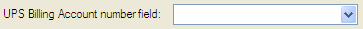 4. UPS Billing Account Field