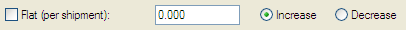 2. Handling Charge Per Shipment